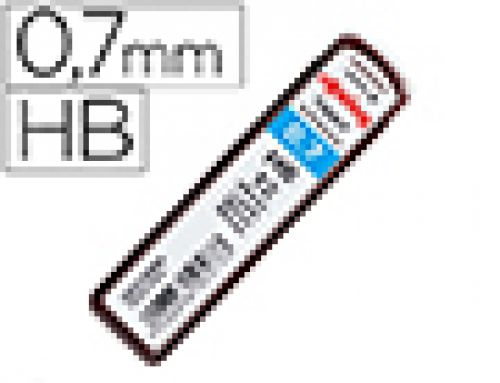 Minas rotring grafite 0,7 mm hb estojo de 12 minas , Rotring , 91032 , 4006856506723